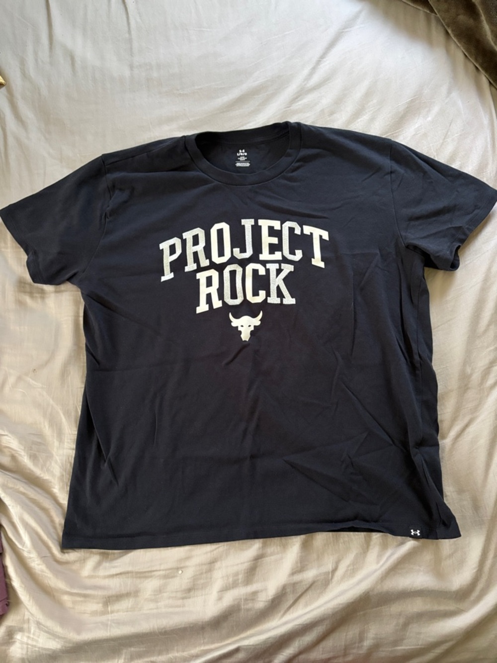 Under Armour Men's Black 'Project Rock' Graphic Tee